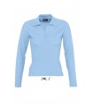 Polo PODIUM 11317 de manga larga para mujer. Sol´s