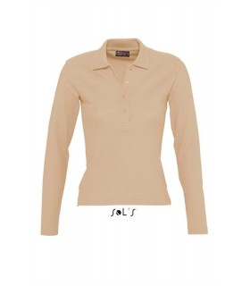 Polo PODIUM 11317 de manga larga para mujer. Sol´s