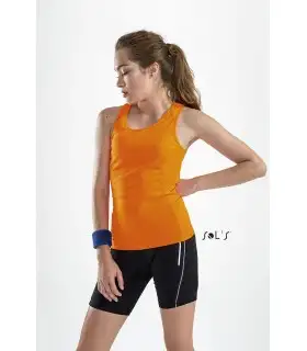 Camiseta SPORTY TT WOMEN 02117 de tirantes. Sols