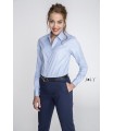 Camisa BRODY WOMEN 02103 de manga larga. SOL´S