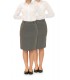 Falda 4042-6170 traje sin bolsillos. Dacobel