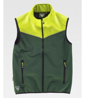 Chaleco Workshell combinado S9316. Workteam7
