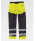 Pantalón reflectante con porta rodilleras y multibolsillos C2914. Workteam2