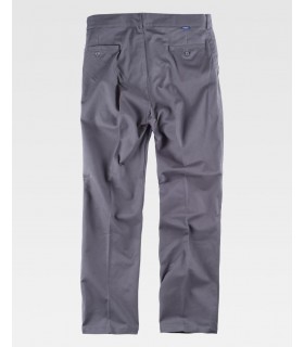 Pantalón recto tipo "Chino" elástico B1422. Workteam4