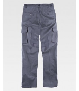 Pantalón elástico tipo cargo B1421. Workteam4