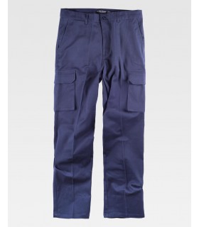 Pantalón elástico tipo cargo B1421. Workteam5