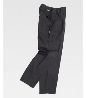 Pantalón C4015 RIPSTOP multibolsillos. Cintura elástica. Reforzado. Workteam