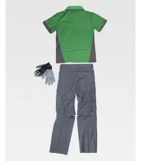 Conjunto Pantalón, Polo y Guantes WSET1465. Workteam4
