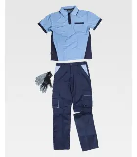 Conjunto Pantalón, Polo y Guantes WSET1465. Workteam5