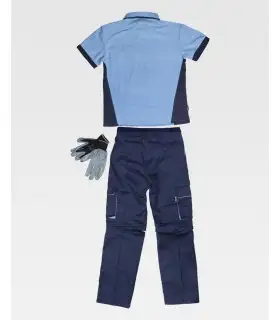 Conjunto Pantalón, Polo y Guantes WSET1465. Workteam6