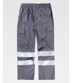 Pantalón de visibilidad realzada de 100% algodón B1447. Workteam2