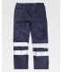 Pantalón de visibilidad realzada de 100% algodón B1447. Workteam3