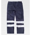 Pantalón de visibilidad realzada de 100% algodón B1447. Workteam3