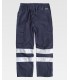 Pantalón de visibilidad realzada de 100% algodón B1447. Workteam4
