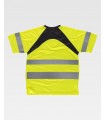 Camiseta de alta visibilidad con manga ranglan C2941. Workteam4