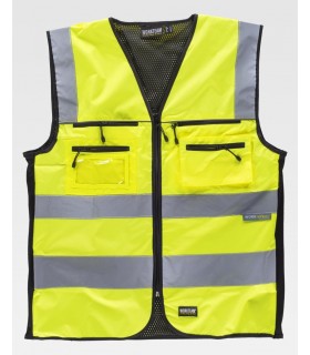 Chaleco de alta visibilidad con tejido oxford C2901. Workteam3