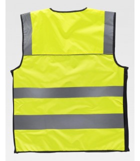 Chaleco de alta visibilidad con tejido oxford C2901. Workteam4