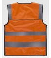 Chaleco de alta visibilidad con tejido oxford C2901. Workteam6