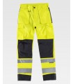 Pantalón de alta visibilidad con rodilleras C2912. Workteam3