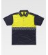 Polo bicolor de alta visibilidad C3855. Workteam1