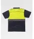 Polo bicolor de alta visibilidad C3855. Workteam2