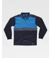 Polo bicolor de alta visibilidad con galoneras C3856. Workteam3