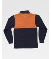 Polo bicolor de alta visibilidad de 100% Algodón C3842. Workteam4