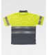 Polo bicolor reflectante de alta visibilidad certificado C3860. Workteam9