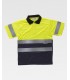 Polo bicolor reflectante de alta visibilidad certificado C3860. Workteam10