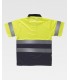 Polo bicolor reflectante de alta visibilidad certificado C3860. Workteam11