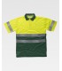 Polo bicolor reflectante de alta visibilidad certificado C3860. Workteam14