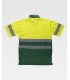 Polo bicolor reflectante de alta visibilidad certificado C3860. Workteam15