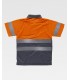 Polo bicolor reflectante de alta visibilidad certificado C3860. Workteam17