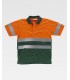 Polo bicolor reflectante de alta visibilidad certificado C3860. Workteam20