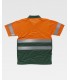 Polo bicolor reflectante de alta visibilidad certificado C3860. Workteam21