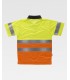 Polo bicolor reflectante de alta visibilidad certificado C3866. Workteam3