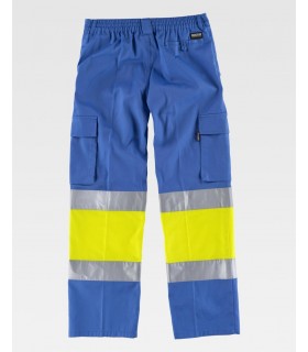 Pantalón de alta visibilidad, recto y multibolsillos C4018 Workteam2