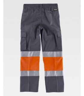 Pantalón de alta visibilidad, recto y multibolsillos C4018 Workteam6