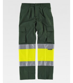 Pantalón de alta visibilidad, recto y multibolsillos C4018 Workteam11