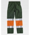 Pantalón de alta visibilidad, recto y multibolsillos C4018 Workteam13