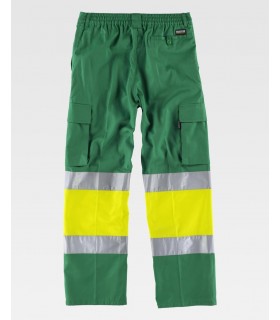Pantalón de alta visibilidad, recto y multibolsillos C4018 Workteam16