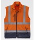 Parka de alta visibilidad impermeable 4 en 1 C3745. Workteam11