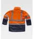 Parka de alta visibilidad impermeable 4 en 1 C3745. Workteam12