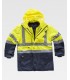 Parka de alta visibilidad impermeable 5 en 1 C3735. Workteam4