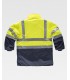 Parka de alta visibilidad impermeable 5 en 1 C3735. Workteam9