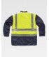 Parka de alta visibilidad impermeable 5 en 1 C3735. Workteam6