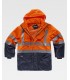 Parka de alta visibilidad impermeable 5 en 1 C3735. Workteam11