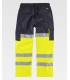 Pantalón de alta visibilidad, reforzado y multibolsillos C3214. Workteam2