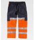 Pantalón de alta visibilidad, reforzado y multibolsillos C3214. Workteam4