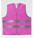 Chaleco de visibilidad realzada con cierre de velcro adaptable HVTT03. Workteam5